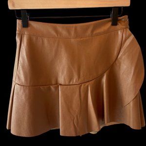 Leather Skirt - Faux